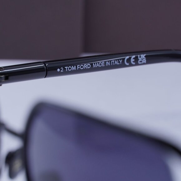 Tom Ford Goldie FT1092 01A Square Sunglasses - Black/Smoke - Picture 8 of 9